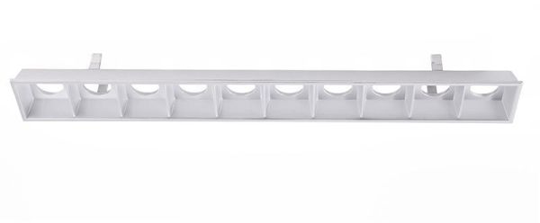 Deko-Light 930219 Mechanisches Systemzubehör, Ceti 10 Reflektor Silber, Länge: 243 mm, Breite: 22