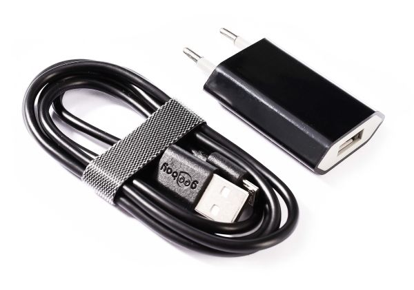 Deko-Light 930460 Elektrisches Systemzubehör, USB Steckernetzteil 5V DC, 1000mA mit Mikro USB Kabe