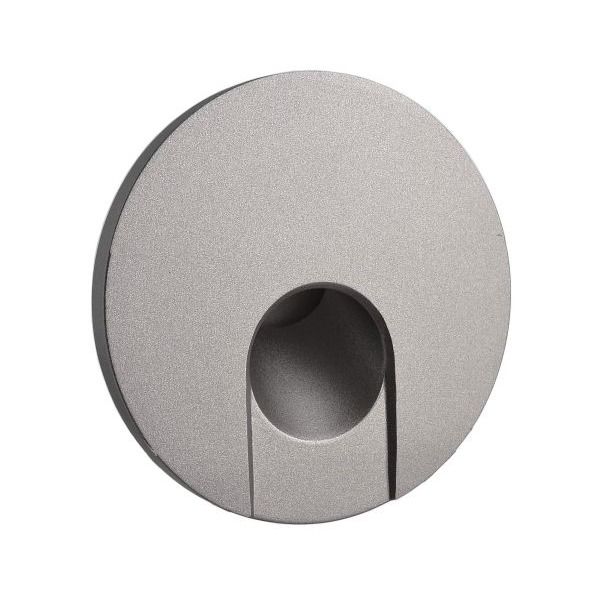 Deko-Light 930495 Mechanisches Systemzubehör, Abdeckung rund grau Auge für Alwaid, Höhe: 20.4 mm,