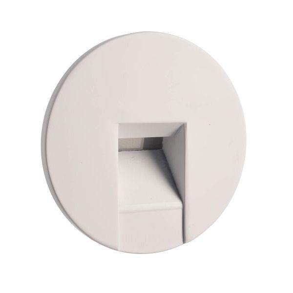 Deko-Light 930500 Mechanisches Systemzubehör, Abdeckung rund weiß für Alwaid, Höhe: 19.8 mm, Durch
