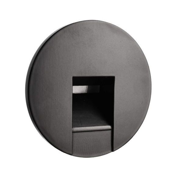 Deko-Light 930502 Mechanisches Systemzubehör, Abdeckung rund schwarz für Alwaid, Höhe: 19.8 mm, Du