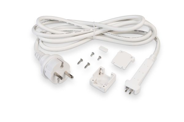 Deko-Light 930561 Zubehör Einspeisekabel mit Schuko-Stecker für 230V LED Stripe 3 Meter