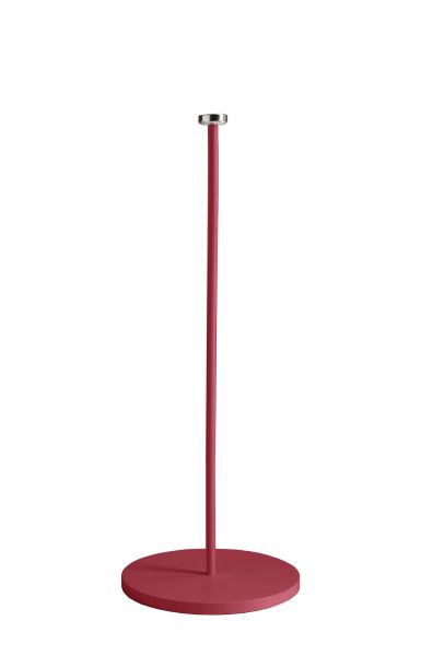 Deko-Light 930614 Mechanisches Systemzubehör, Standfuß für Magnetleuchte Miram Rot, Höhe: 270 mm,