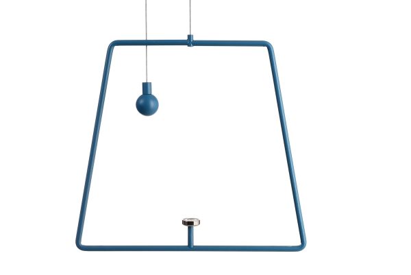 Deko-Light 930630 Mechanisches Systemzubehör, Pendel für Magnetleuchte Miram Blue, Breite: 205 mm,