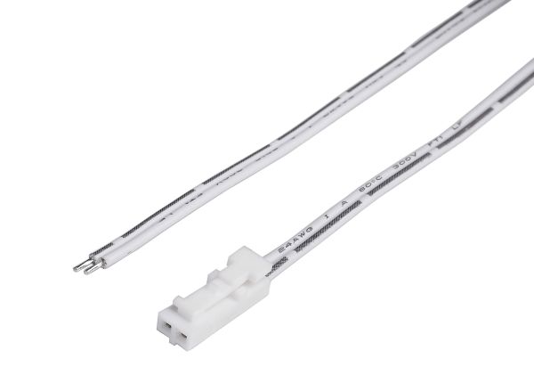 Deko-Light 940036 Elektrisches Montagezubehör, MINI-AMP Anschlusskabel (Stecker) 100cm, 12V/24V, m
