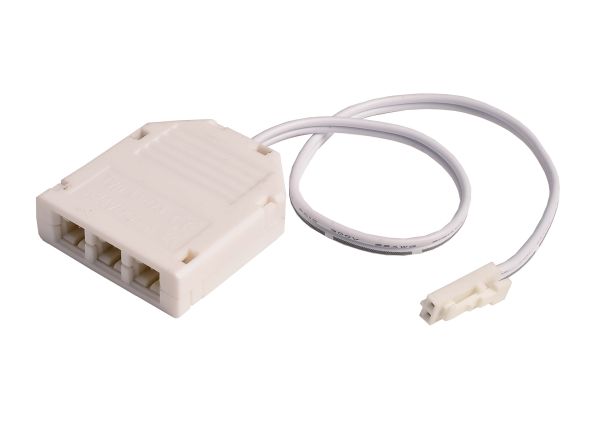 Deko-Light 940064 Elektrisches Montagezubehör, MINI-AMP 3-fach VT (1x Stecker, 3x Buchse) 20cm, 12