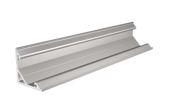 Deko-Light 970550 Profil, Eck-Profil AV-05-12, 2m, Silber, Aluminium, Matt, Eloxiert, Länge: 2000