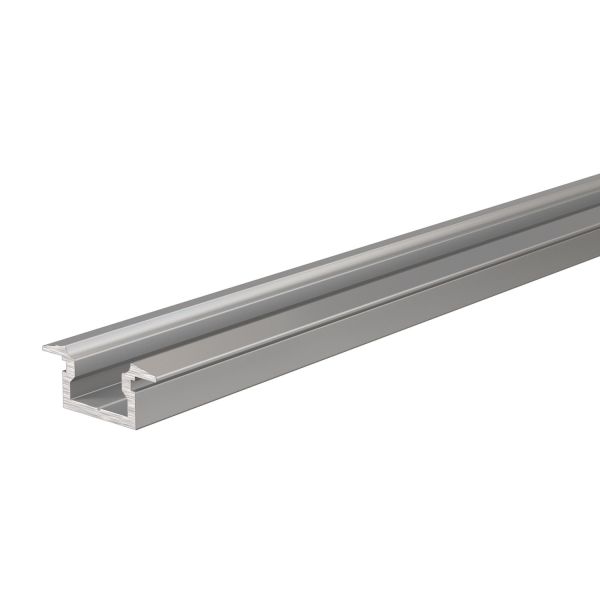 Deko-Light 975081 Profil, T-Profil flach ET-01-05, 2m, Silber, Aluminium, Matt, Eloxiert, Länge: 2