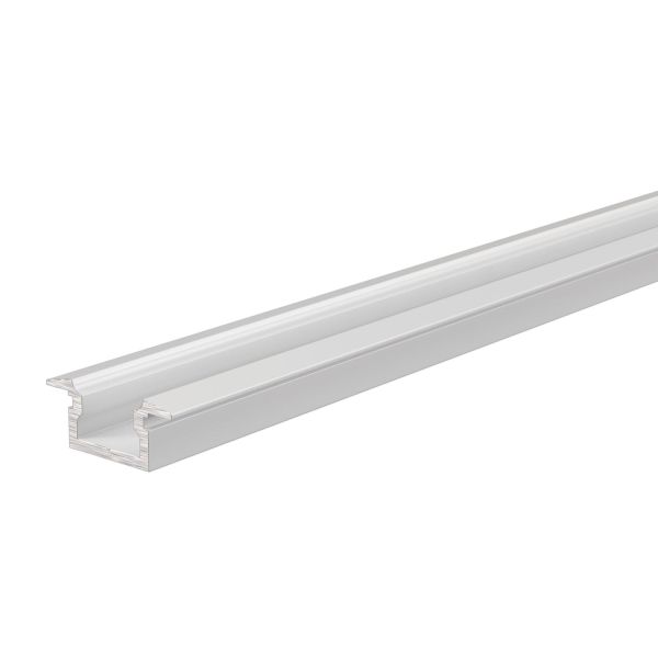 Deko-Light 975085 Profil, T-Profil flach ET-01-05, 2m, Weiß, Aluminium, Matt, Pulverbeschichtet, L