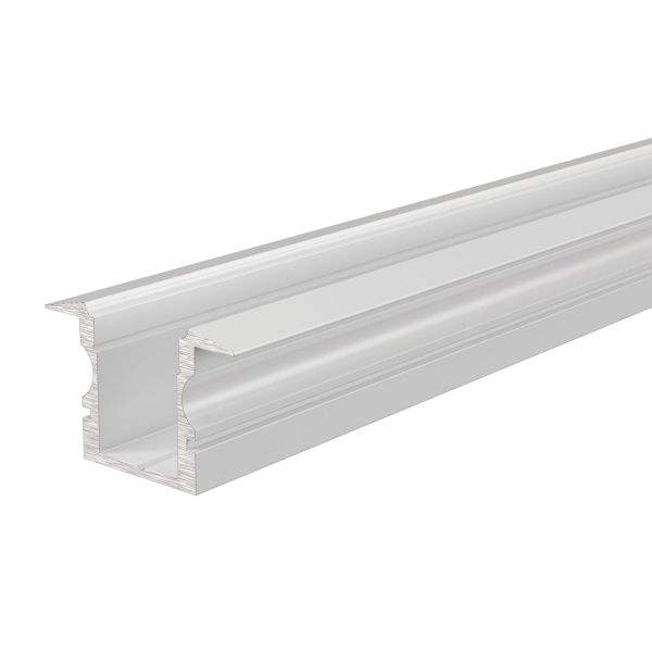 Deko-Light 975105 Profil, T-Profil hoch ET-02-08, 2m, Weiß, Aluminium, Matt, Pulverbeschichtet, Lä