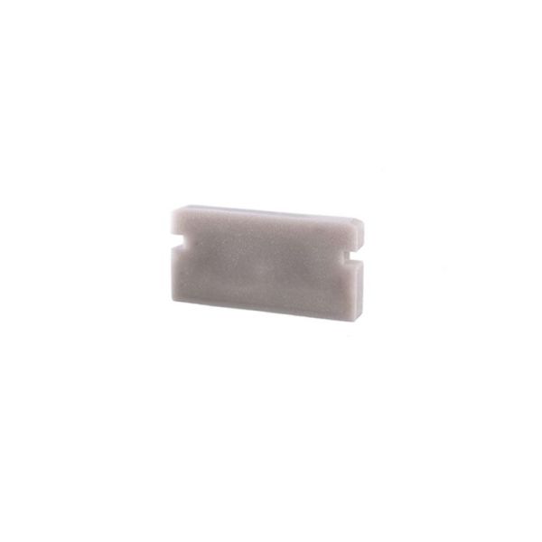 Deko-Light 978001 Profil Endkappe, Endkappe P-AU-01-08 Set 2 Stk, Grau, Kunststoff, Länge: 14 mm,