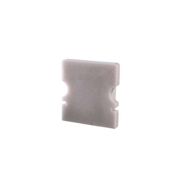 Deko-Light 978041 Profil Endkappe, Endkappe P-AU-02-08 Set 2 Stk, Grau, Kunststoff, Länge: 14 mm,