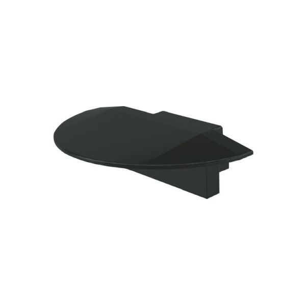 Deko-Light 978092 Profil Endkappe, Endkappe P-ET-01-10 Set 2 Stk, Schwarz, Kunststoff, Länge: 25 m