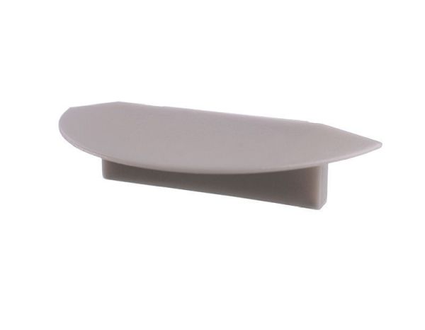 Deko-Light 978111 Profil Endkappe, Endkappe P-ET-01-15 Set 2 Stk, Grau, Kunststoff, Länge: 30 mm,