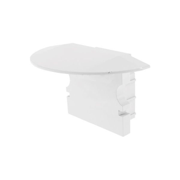 Deko-Light 978130 Profil Endkappe, Endkappe P-ET-02-10 Set 2 Stk, Weiß, Kunststoff, Länge: 25 mm,