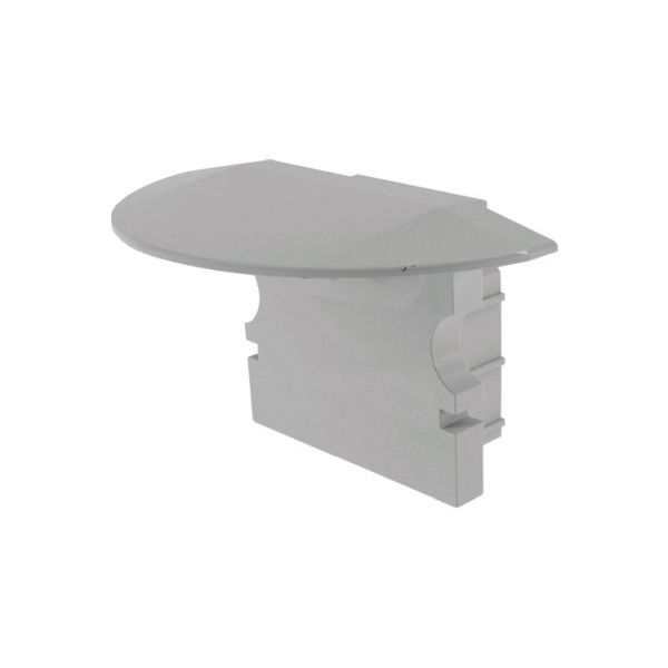 Deko-Light 978131 Profil Endkappe, Endkappe P-ET-02-10 Set 2 Stk, Grau, Kunststoff, Länge: 25 mm,