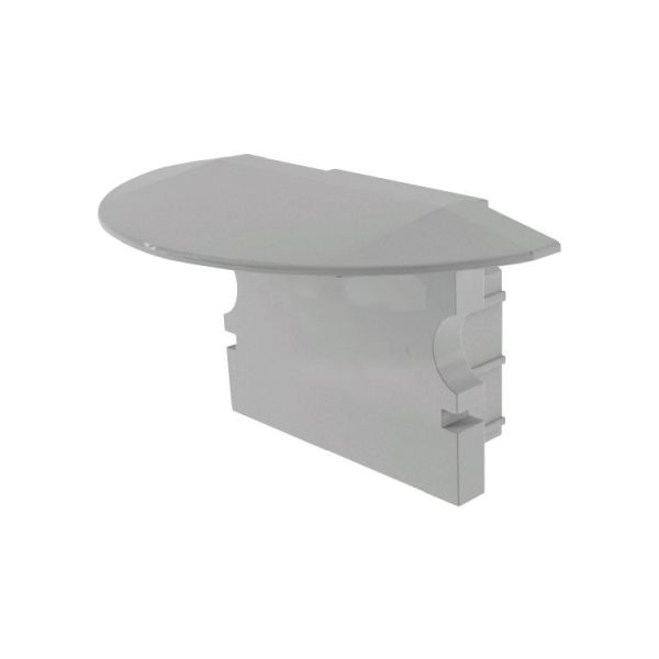 Deko-Light 978141 Profil Endkappe, Endkappe P-ET-02-12 Set 2 Stk, Grau, Kunststoff, Länge: 27 mm,