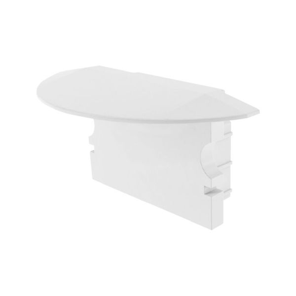 Deko-Light 978150 Profil Endkappe, Endkappe P-ET-02-15 Set 2 Stk, Weiß, Kunststoff, Länge: 30 mm,