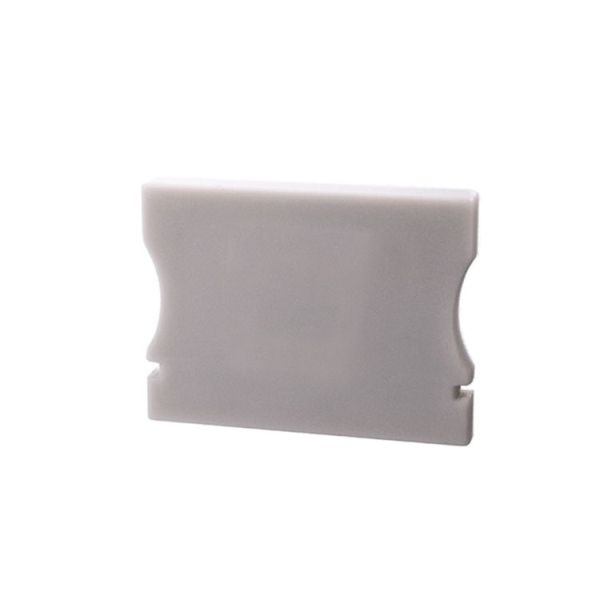 Deko-Light 978161 Profil Endkappe, Endkappe P-AU-02-20 Set 2 Stk, Grau, Kunststoff