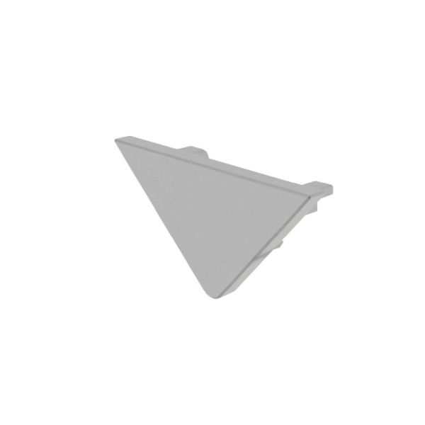Deko-Light 978171 Profil Endkappe, Endkappe P-AV-01-10 Set 2 Stk, Grau, Kunststoff