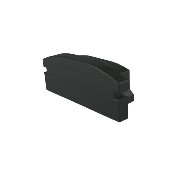 Deko-Light 978532 Profil Endkappe, Endkappe F-AU-01-15 Set 2 Stk, Schwarz, Kunststoff, Länge: 21 m