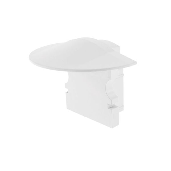 Deko-Light 978620 Profil Endkappe, Endkappe F-ET-02-08 Set 2 Stk, Weiß, Kunststoff, Länge: 23 mm,