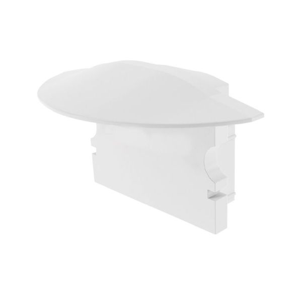 Deko-Light 978650 Profil Endkappe, Endkappe F-ET-02-15 Set 2 Stk, Weiß, Kunststoff, Länge: 30 mm,