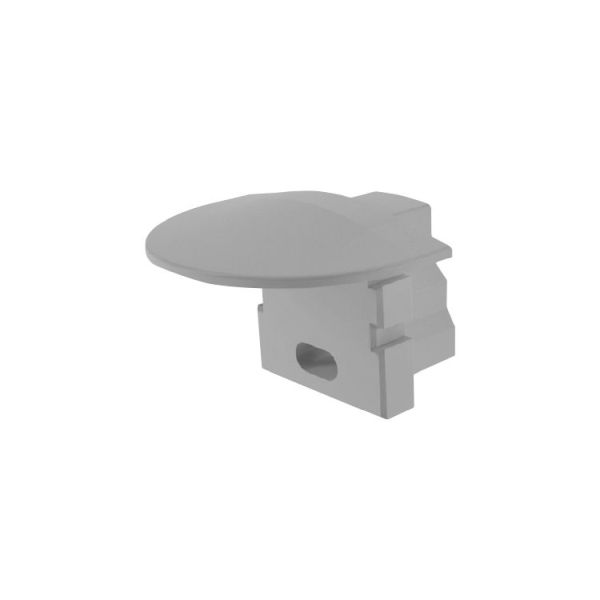 Deko-Light 978691 Profil Endkappe, Endkappe F-ET-02-05 Set 2 Stk, Grau, Kunststoff