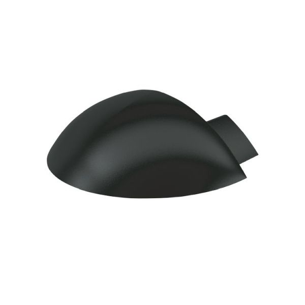 Deko-Light 978702 Profil Endkappe, Endkappe F-AM-01-10 Set 2 Stk, Schwarz, Kunststoff