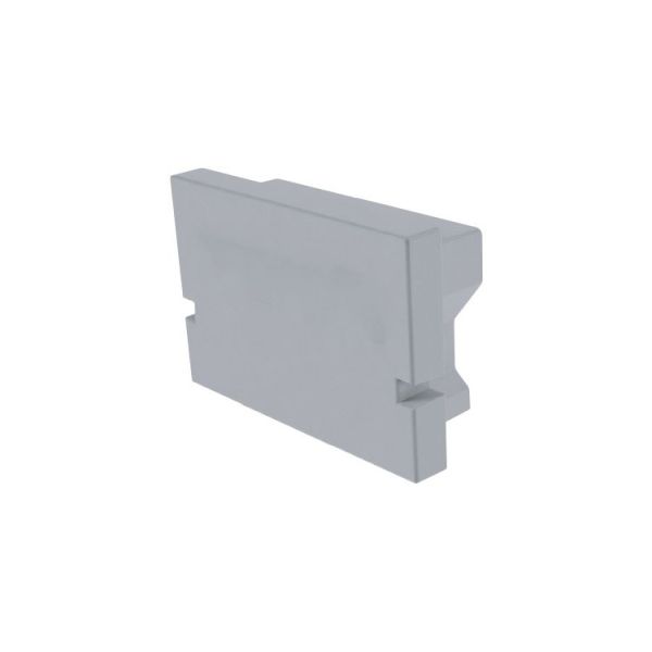 Deko-Light 979011 Profil Endkappe, Endkappe H-AU-01-12 Set 2 Stk, Grau, Kunststoff, Länge: 18 mm,