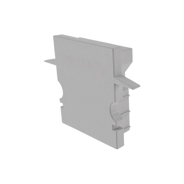 Deko-Light 979071 Profil Endkappe, Endkappe H-ET-02-12 Set 2 Stk, Grau, Kunststoff, Länge: 27 mm,