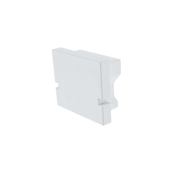Deko-Light 979080 Profil Endkappe, Endkappe H-AU-01-08 Set 2 Stk, Weiß, Kunststoff, Länge: 14 mm,