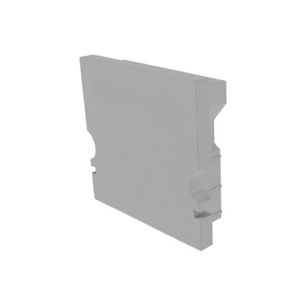 Deko-Light 979111 Profil Endkappe, Endkappe H-AU-02-15 Set 2 Stk, Grau, Kunststoff, Länge: 21 mm,