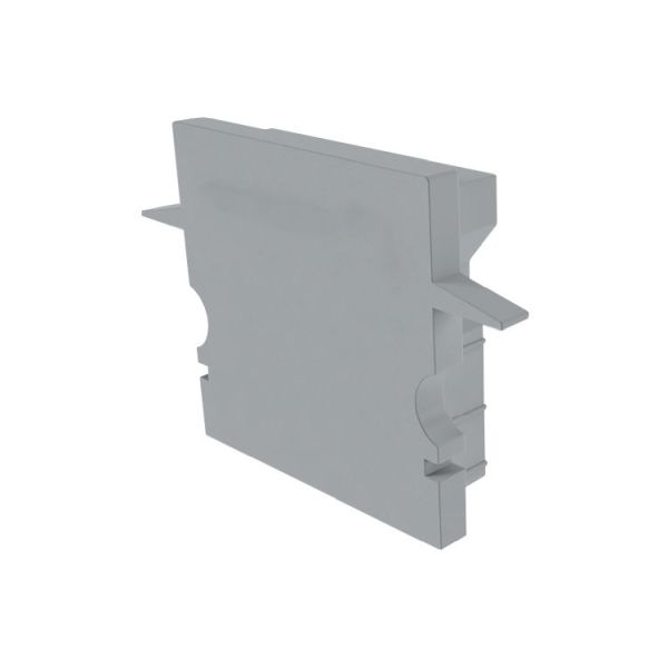 Deko-Light 979151 Profil Endkappe, Endkappe H-ET-02-15 Set 2 Stk, Grau, Kunststoff, Länge: 30 mm,