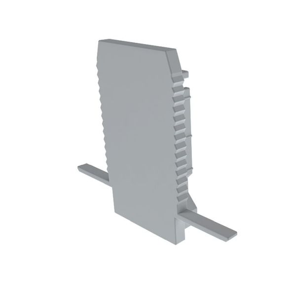 Deko-Light 979201 Profil Endkappe, Endkappe H-ET-03-10 Set 2 Stk, Grau, Kunststoff, Länge: 37.5 mm