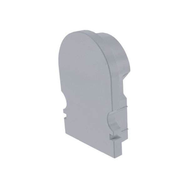 Deko-Light 979521 Profil Endkappe, Endkappe R-AU-02-10 Set 2 Stk, Grau, Kunststoff, Länge: 16 mm,