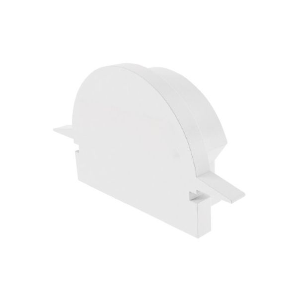 Deko-Light 979630 Profil Endkappe, Endkappe R-ET-01-15 Set 2 Stk, Weiß, Kunststoff, Länge: 30 mm,