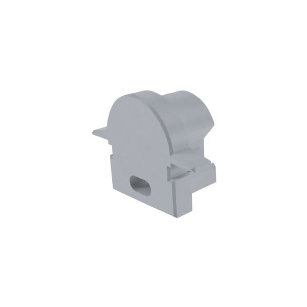 Deko-Light 979681 Profil Endkappe, Endkappe R-ET-01-05 Set 2 Stk, Grau, Kunststoff