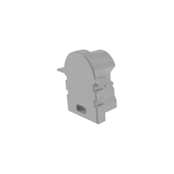 Deko-Light 979691 Profil Endkappe, Endkappe R-ET-02-05 Set 2 Stk, Grau, Kunststoff
