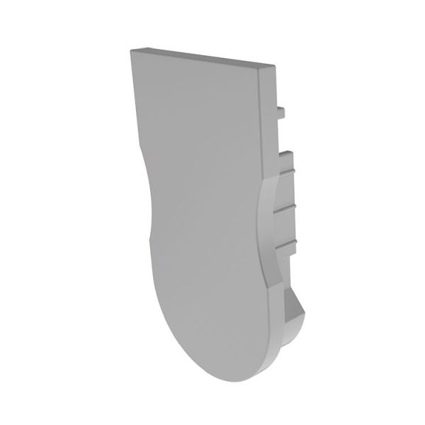 Deko-Light 979721 Profil Endkappe, Endkappe R-AU-03-12 Set 2 Stk, Grau, Kunststoff, Länge: 32.4 mm
