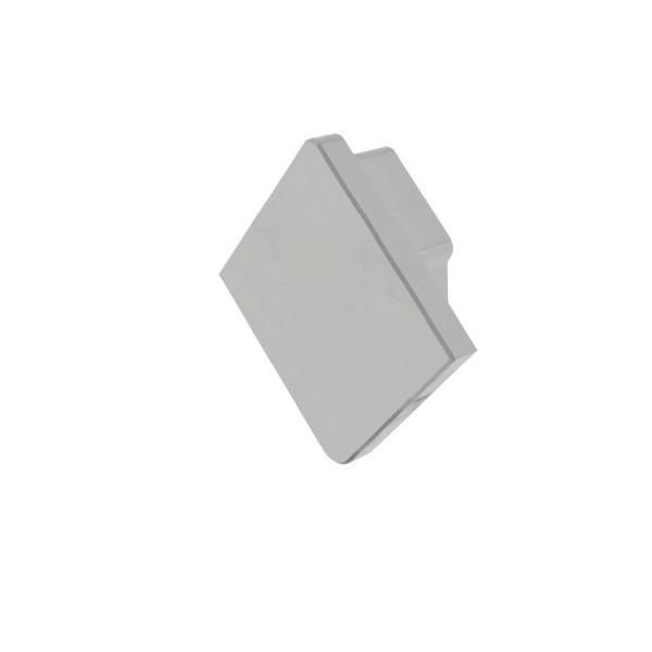 Deko-Light 980501 Profil Endkappe, Endkappe E-EV-01-08 Set 2 Stk, Grau, Kunststoff