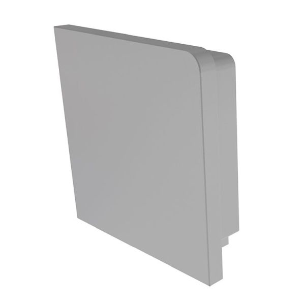 Deko-Light 980541 Profil Endkappe, Endkappe E-AV-03-12 Set 2 Stk, Grau, Kunststoff, Länge: 25 mm,