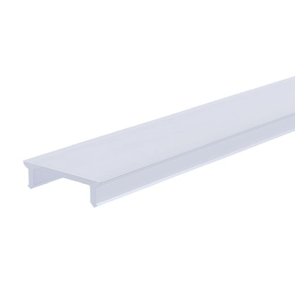 Deko-Light 983024 Profil Abdeckung, Abdeckung P-01-12, 1m, milchig, PMMA, Satiniert 40% Transmissi