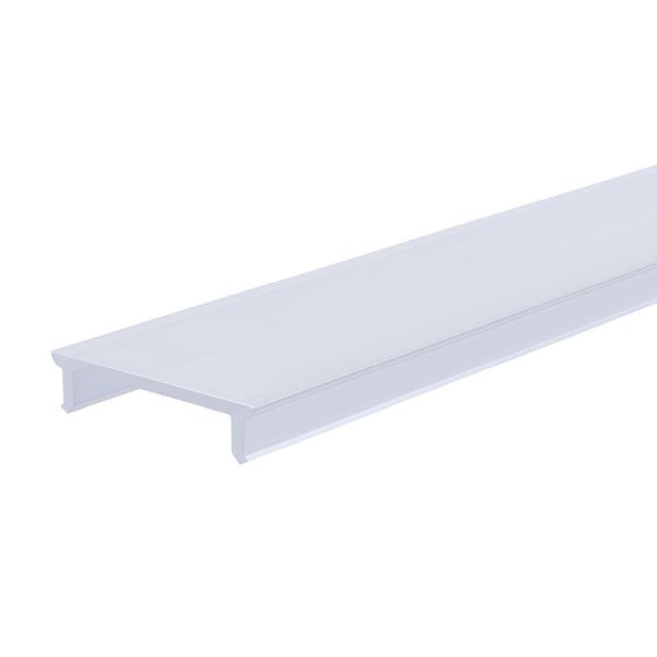 Deko-Light 983034 Profil Abdeckung, Abdeckung P-01-15, 1m, milchig, PMMA, Satiniert 40
