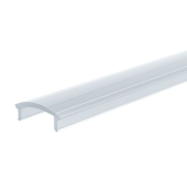 Deko-Light 983523 Profil Abdeckung, Abdeckung F-01-12, 2m, matt, PMMA, Teiltransparent 75% Transmi
