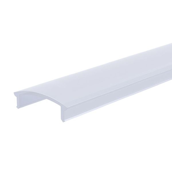 Deko-Light 983536 Profil Abdeckung, Abdeckung F-01-15, 3m, milchig, PMMA, Satiniert 40% Transmissi
