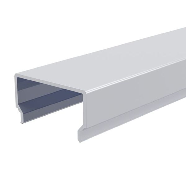 Deko-Light 984044 Profil Abdeckung, Abdeckung H-01-20, 1m, milchig, PMMA, Satiniert 40% Transmissi