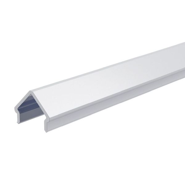 Deko-Light 985505 Profil Abdeckung, Abdeckung E-01-08, 2m, milchig, PMMA, Satiniert 40% Transmissi