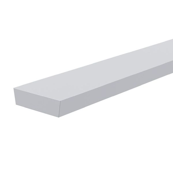 Deko-Light 988054 Profil Abdeckung, Abdeckung I-02-12, 1m, milchig, PMMA, Satiniert 40% Transmissi