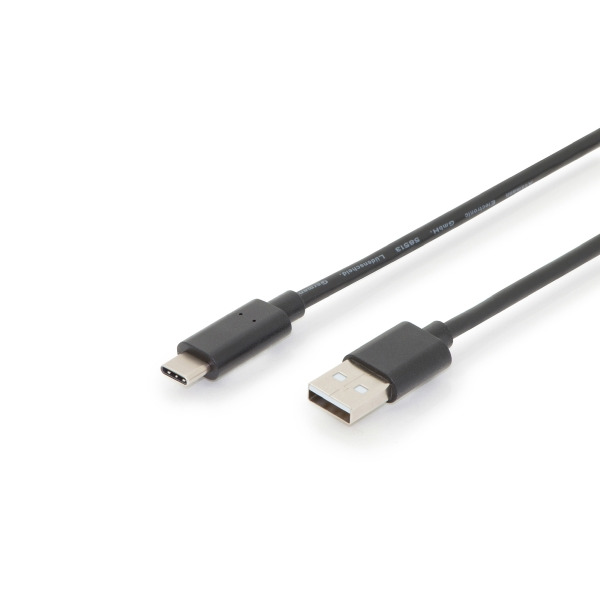 Digitus AK-300148-030-S USB Type-C Anschlusskabel Typ USB-A auf USB-C 3 Meter